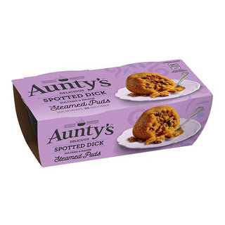 Aunty's Spotted Dick Steamed Pudding 2x95g - Dutchy's European Market
