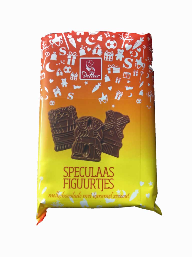 De Heer Speculaas Figuurtjes Caramel Sea Salt 150 g - Dutchy's European Market