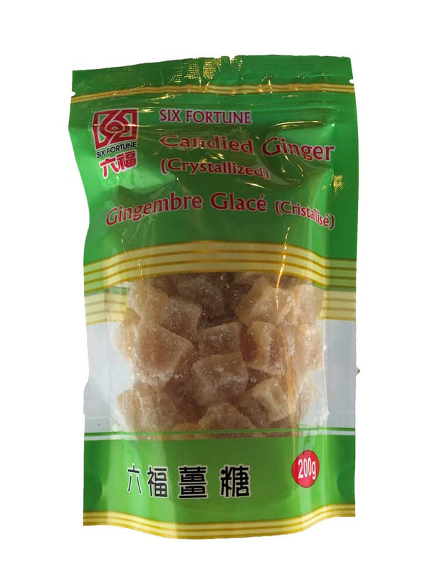 Six Fortune Candied Ginger 200g - Dutchy's European Market