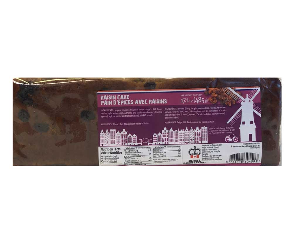 Royal Raisin Cake 485g - Dutchy's European Market