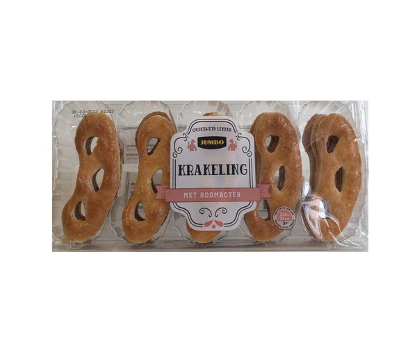 Jumbo Butter Krakelingen (pretzels) 150g - Dutchy's European Market
