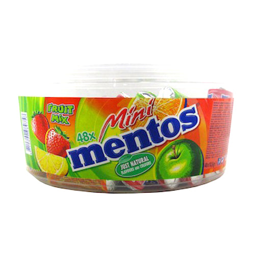 Mentos Mini Fruit Rolls 504g (48) - Dutchy's European Market