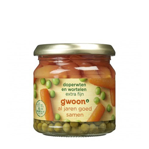 Gwoon Peas and Carrots Jar 360ml - Dutchy's European Market