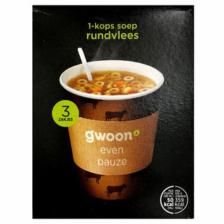 Gwoon Cup of Soup Beef 42g - Dutchy's European Market