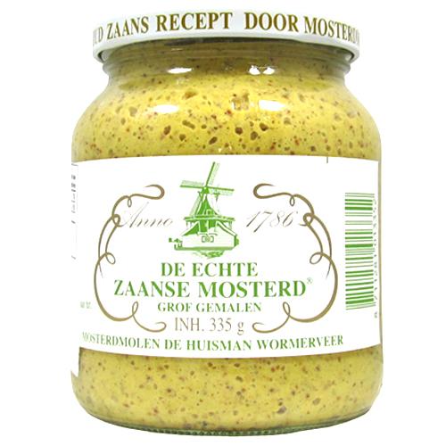 Huisman Zaanse Mustard Coarse 335g - Dutchy's European Market