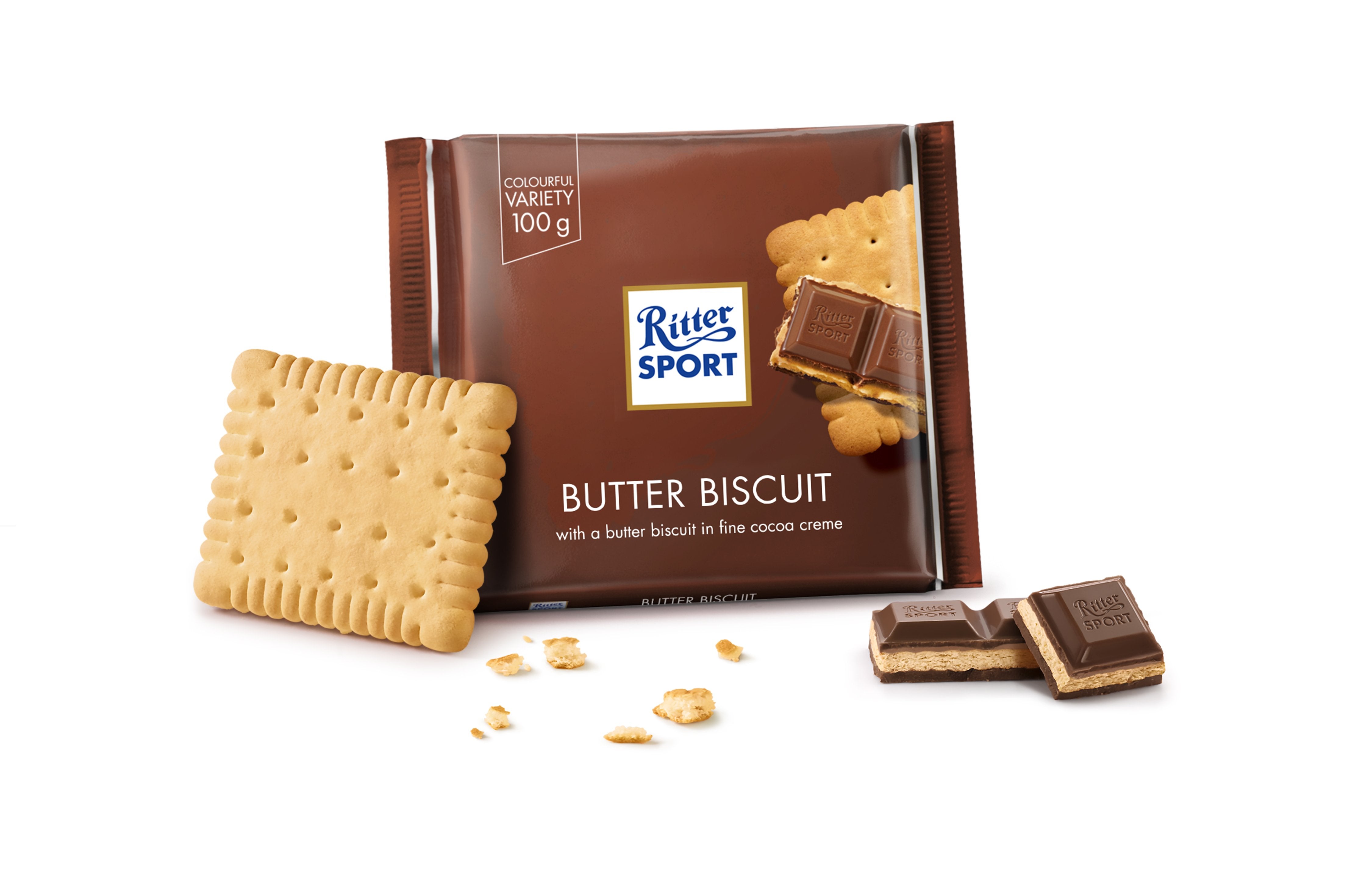 Ritter Sport Butter Buiscuit 100g - Dutchy's European Market