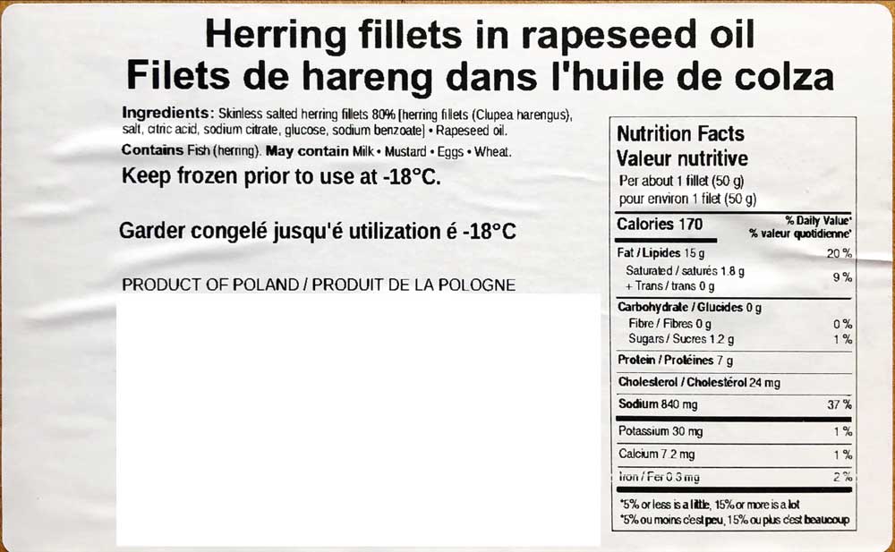 Contimax Matjes Herring 450g - Dutchy's European Market