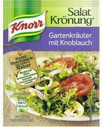 Knorr Salat Kronung Knoblauch (Garlic) Art 5pk 40g - Dutchy's European Market