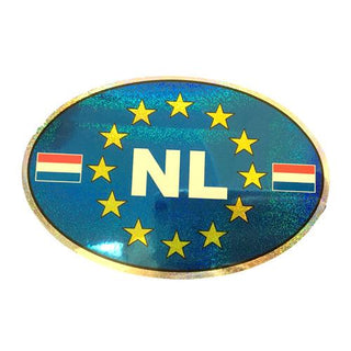NL Sticker Oval Blue - Dutchy's European Market