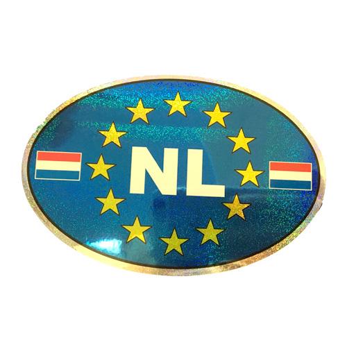 NL Sticker Oval Blue - Dutchy's European Market