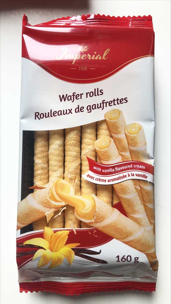 Imperial Wafers Vanilla Rolls 160g - Dutchy's European Market