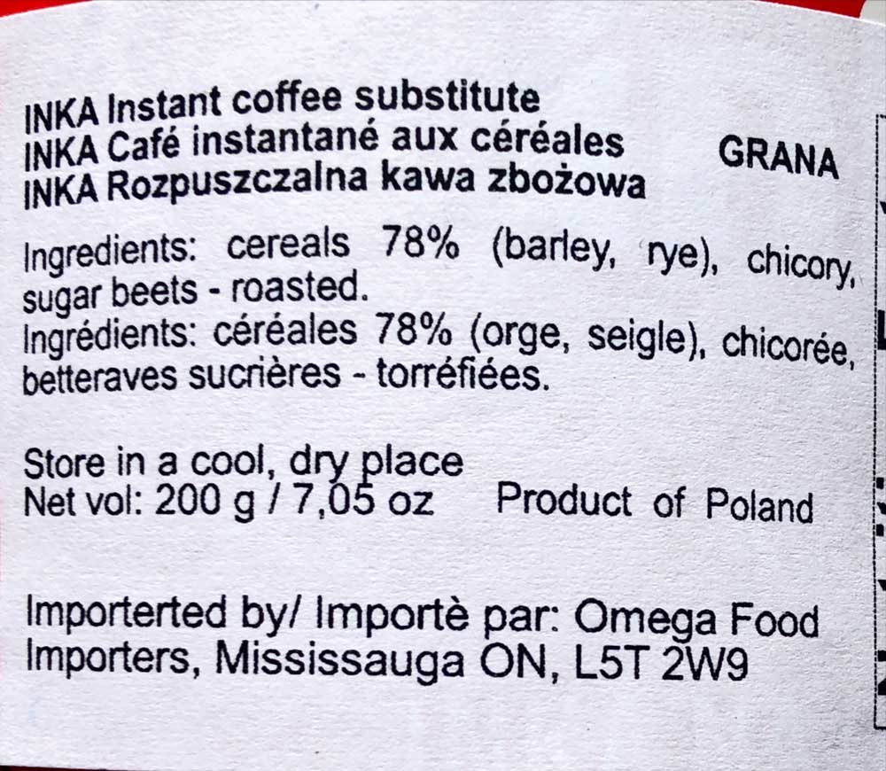 Inka Coffee Substitute 200 g Dutchy's European Market