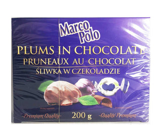 Marco Polo Plums in Chocolate Gift Box 200g - Dutchy's European Market