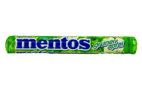 Mentos Green Apple Rolls 37.5g - Dutchy's European Market