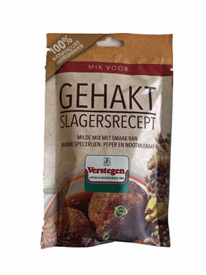 Verstegen Ground Beef Spice w/Bread Crumbs 40g - Dutchy's European Market