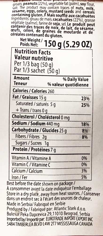 Stark Smoki Peanut Snacks 130g - Dutchy's European Market