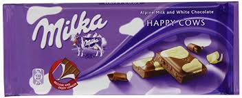Milka Happy Cow Milk White Chocolate Bar 100g - Dutchy's European Market