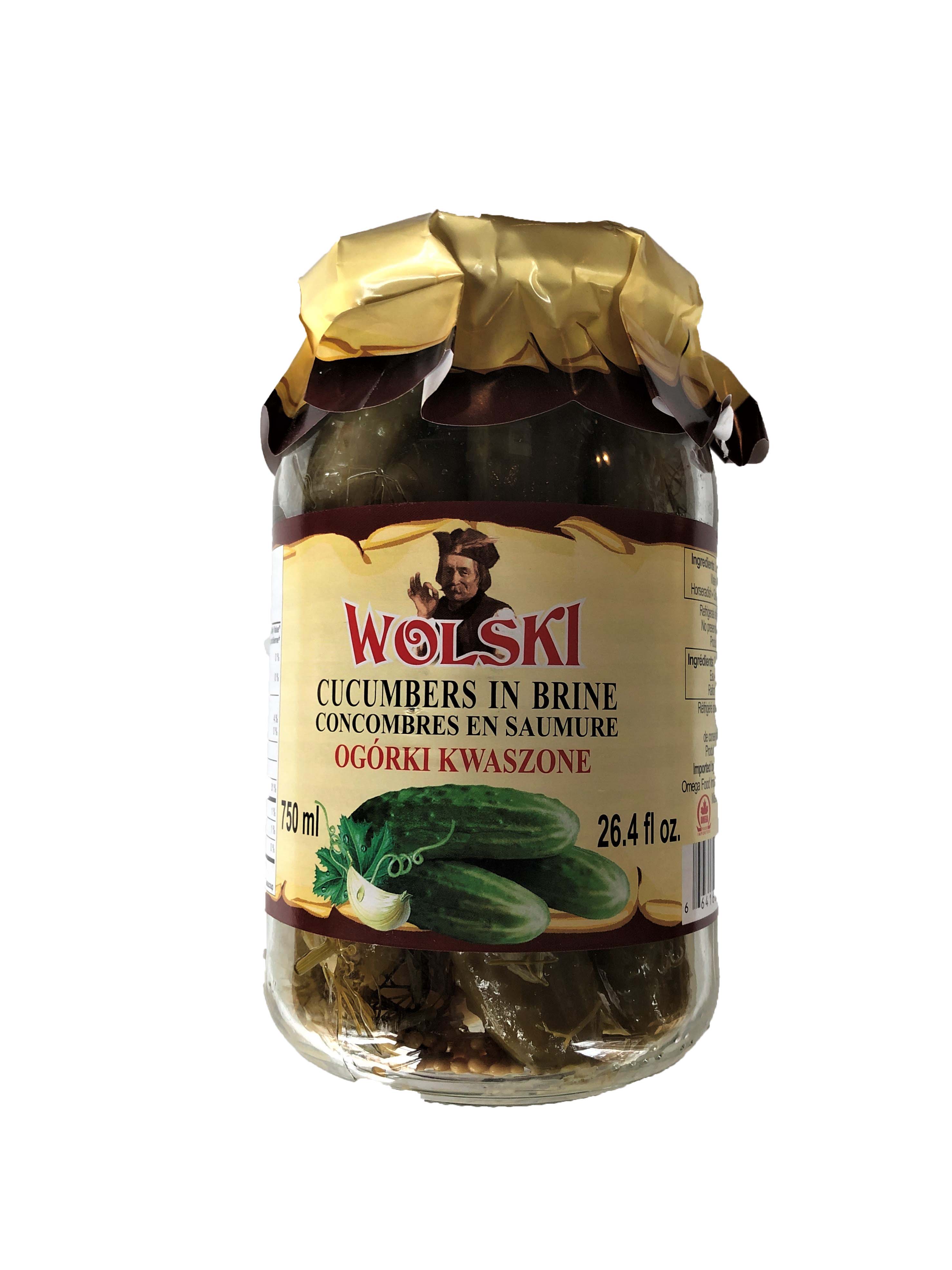 Wolski Cucumbers in Brine 796ml - Dutchy's European Market