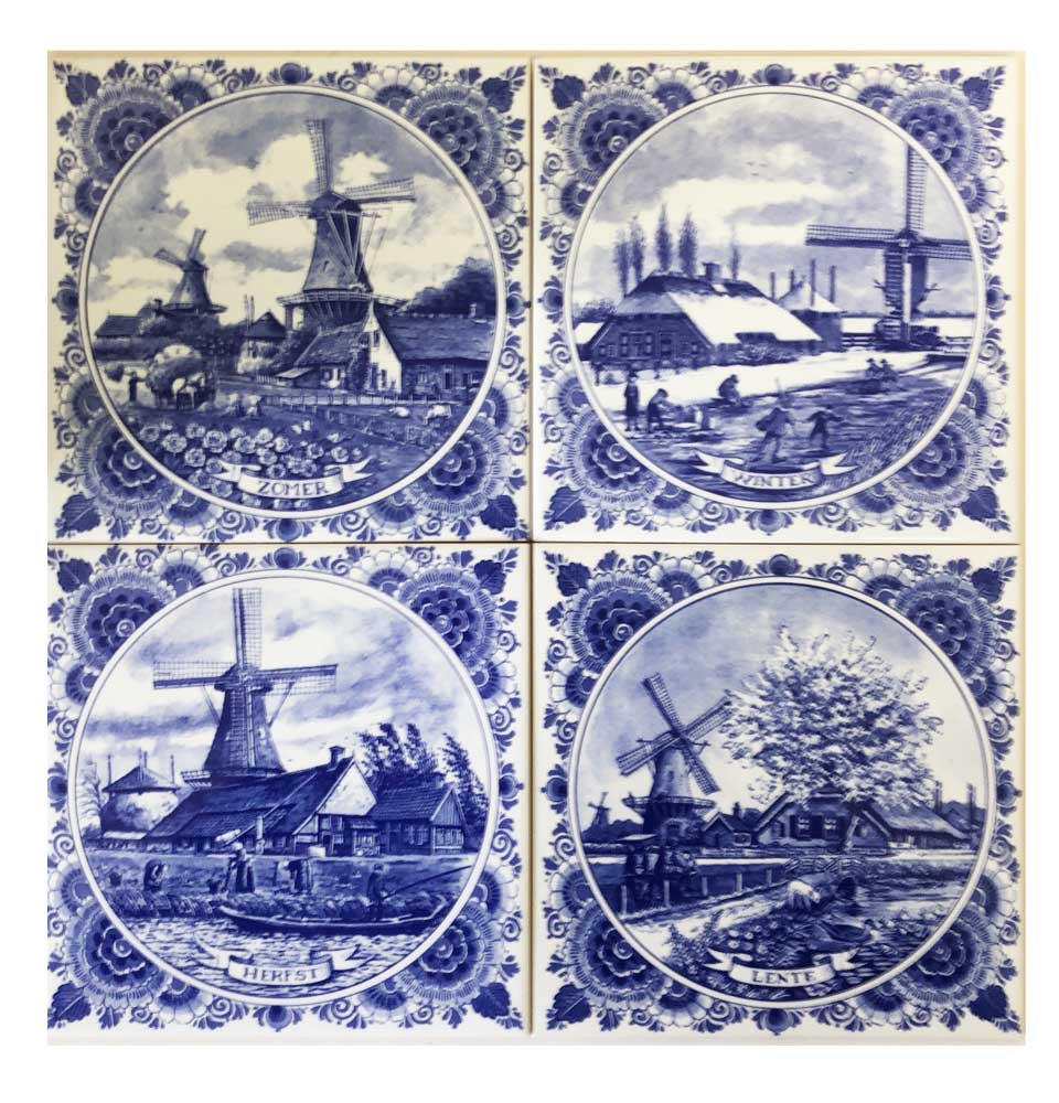 Delft Blue Season Tile - Dutchy's European Market