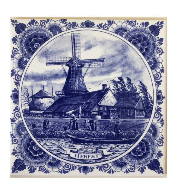 Delft Blue Season Tile - Dutchy's European Market