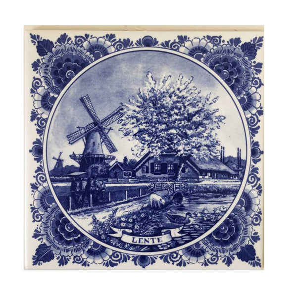 Delft Blue Season Tile - Dutchy's European Market