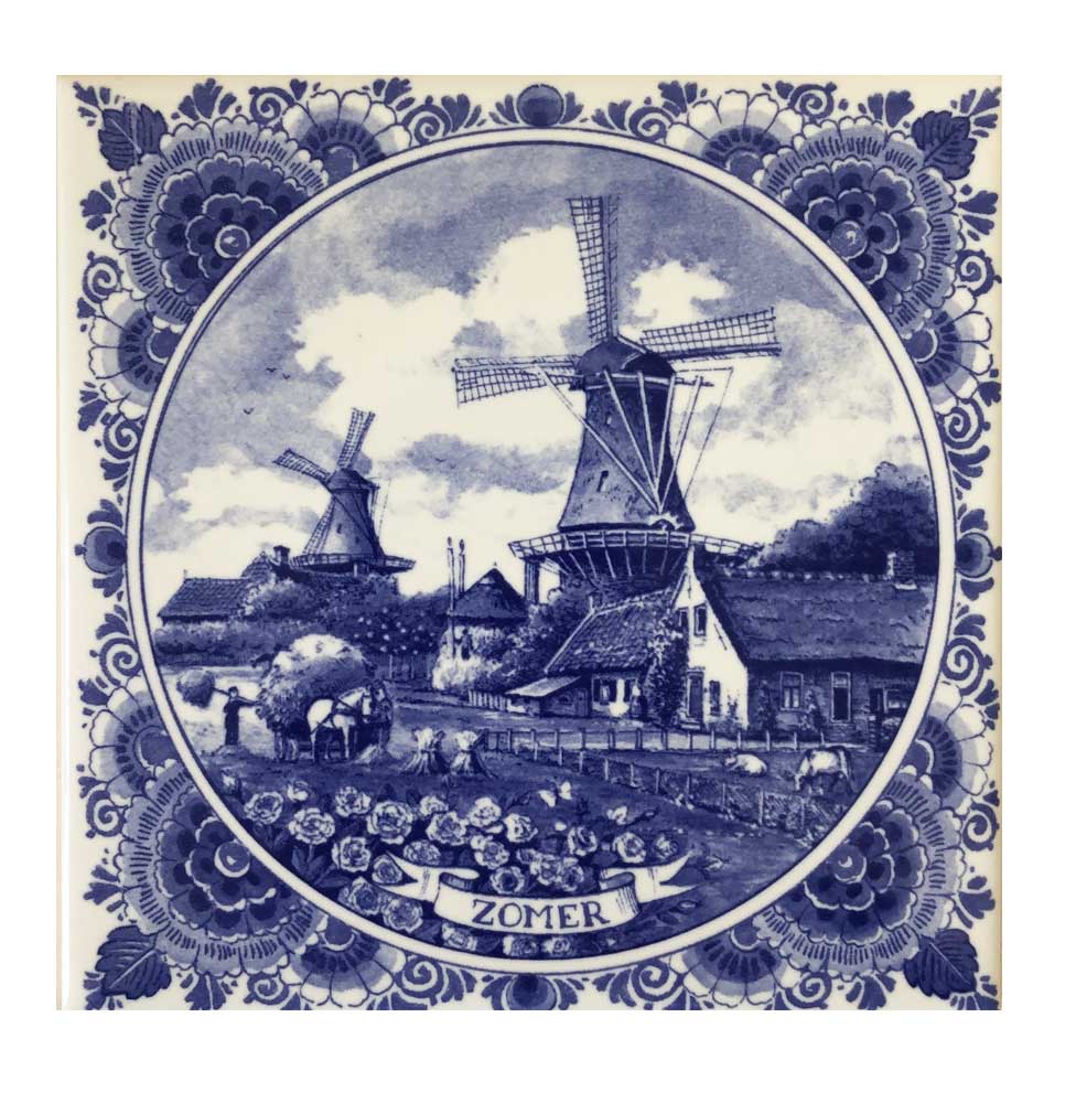 Delft Blue Season Tile - Dutchy's European Market