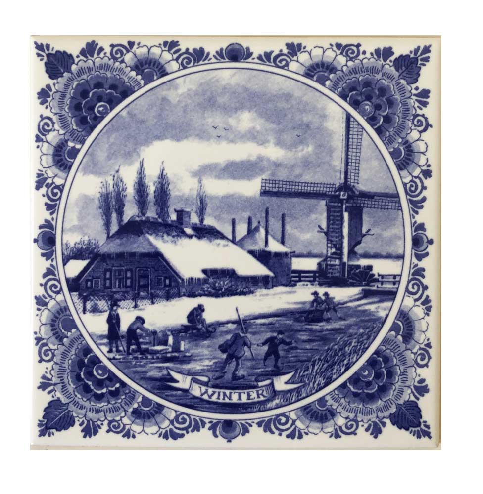 Delft Blue Season Tile - Dutchy's European Market