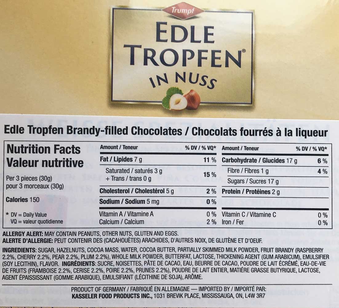 Trumpf Edle Tropfen White 250 g - Dutchy's European Market