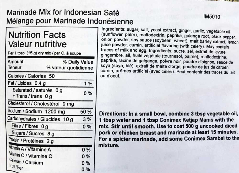 Conimex Sate Marinade Mix 40g - Dutchy's European Market