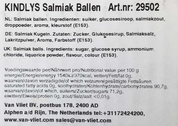 Kindly's Salmiak Balls - Dutchy's European Market