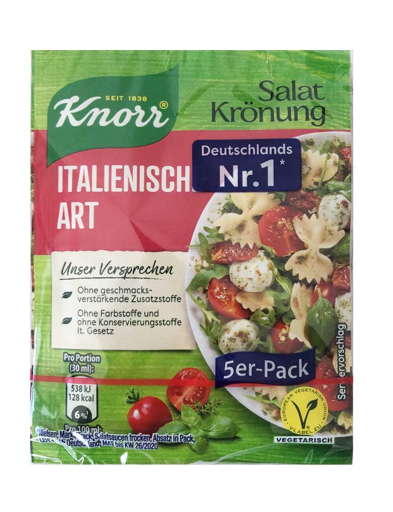 Knorr Salat Kronung Italian Art 5pk 45g | Dutchy's European Market