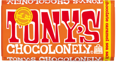 Tony's Chocolonely Milk Caramel Sea Salt 180 g - Dutchy's European Market