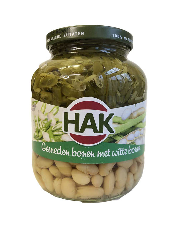 Hak Green Beans & White Beans 720ml - Dutchy's European Market